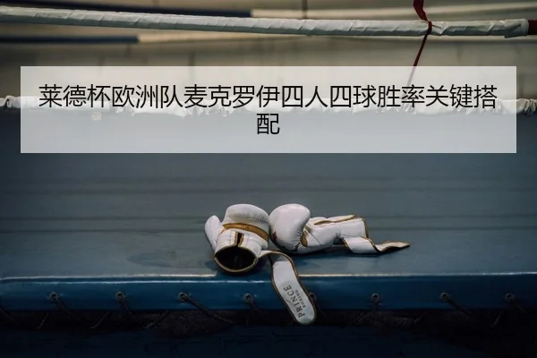 莱德杯欧洲队麦克罗伊四人四球胜率关键搭配